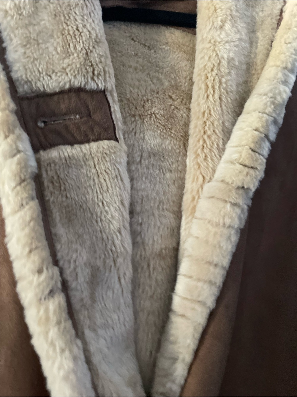 Jones New York Brown and Cream Teddy Jacket - Picture 5 of 7